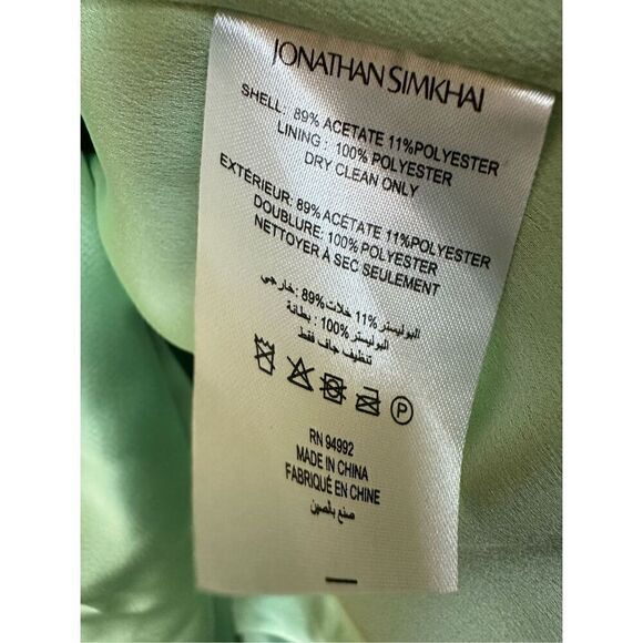 Jonathan Simkhai Edna Off the Shoulder Mini Dress Size 4 - Picture 7 of 11